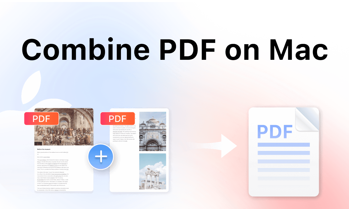how to combine PDF files Mac