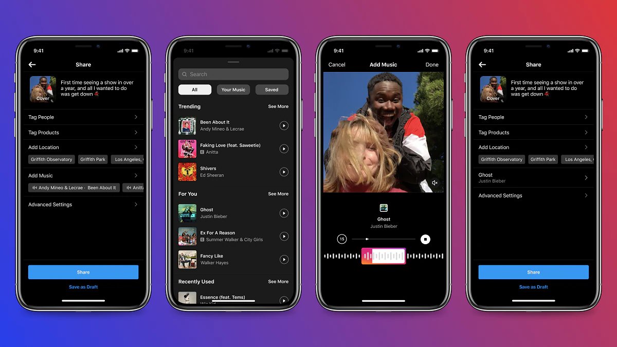 how to add music to your Instagram post