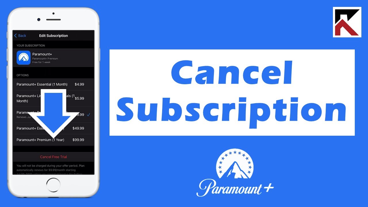 how to cancel Paramount Plus